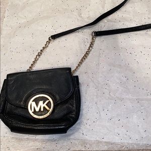 Michael Kors Small Shoulder Bag Black Leather